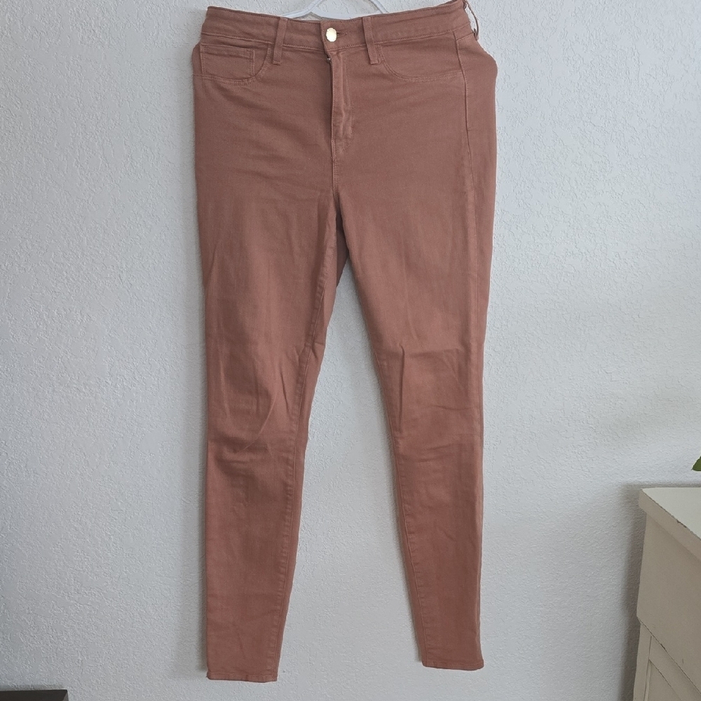 L'AGENCE Women's Pants in Terracotta Rose - Picture 3 of 6